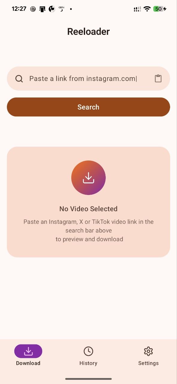 Reeloader Home Downloader